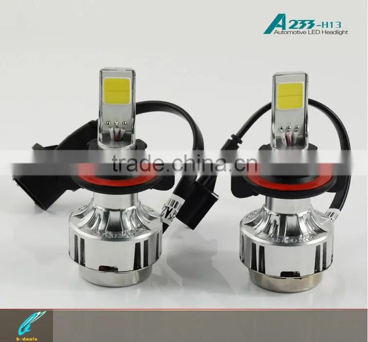 B-deals factory price super bright A233 h13 led headlight bulb h13 cob led chips headlight