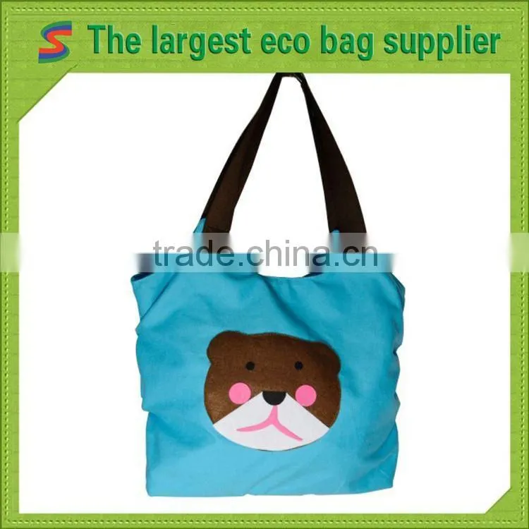 canvas shoulder bag cotton drawstring bag
