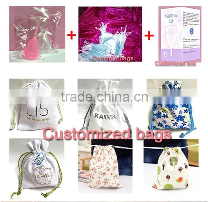 OEM feminine hygiene platinum liquid silicone medical oem menstrual cup