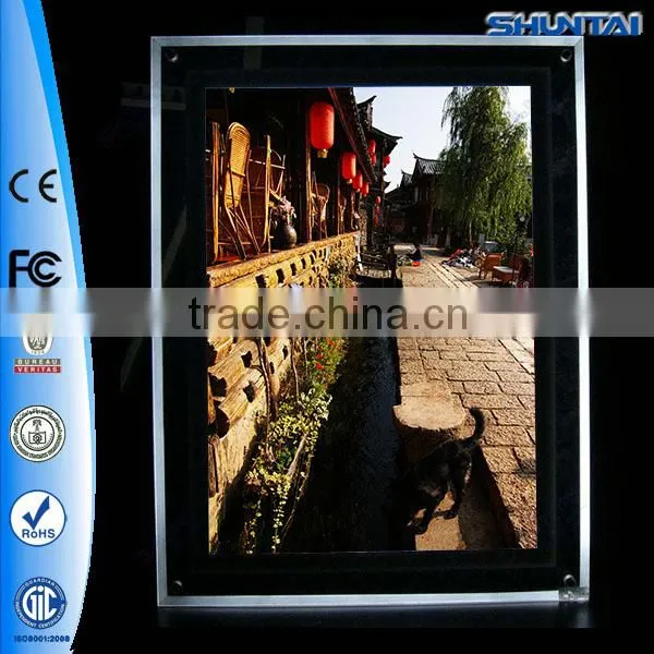 high quality acrylic business card display with sign holder