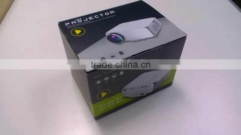 New Arrival Super 800 Lumens Projector 72inch Best Size 600:1 Contrast Ratio and 50W Power Consumption