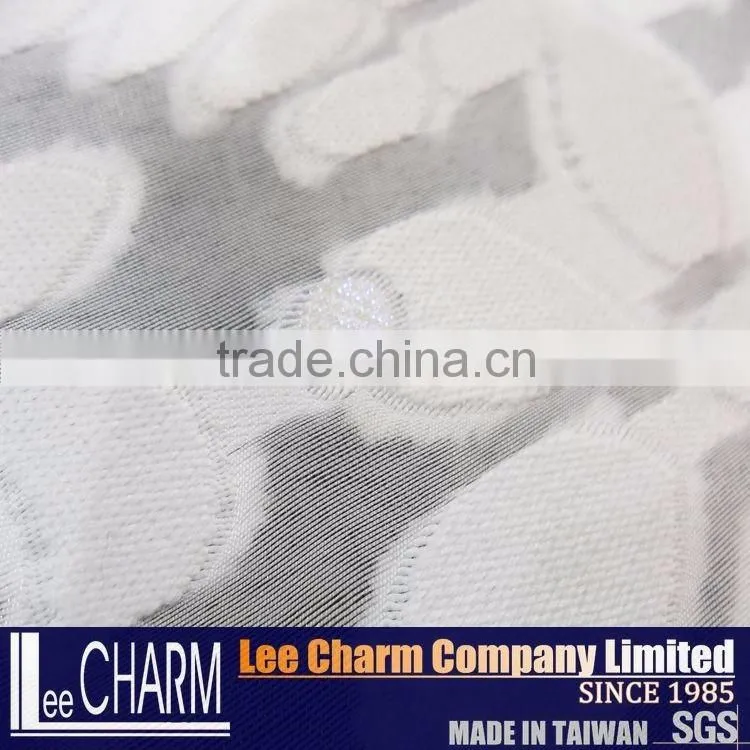 Metallic Petals Pattern Fashion Apparel Jacquard Fabric