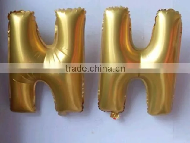 16 inch Gold and Silver Letter Foil Balloons A-Z For Wedding Birthday party, party accessories