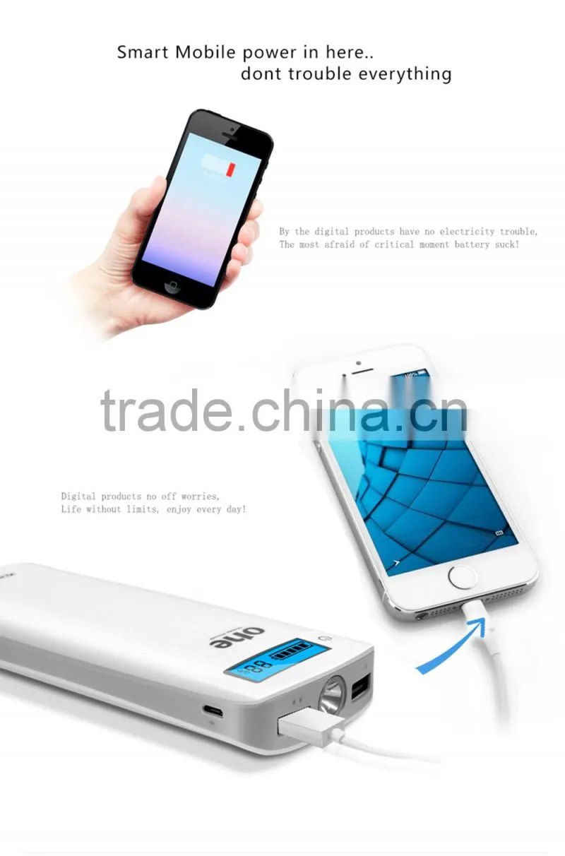 Universal 15600mah Backup External Battery Usb Power Bank Charger for Cell Phone 4s 5s