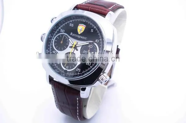 Fashion watch mini dv dvr HD 720P Waterproof leather Watch DVR spy camera digital hidden Camera HDW-01A
