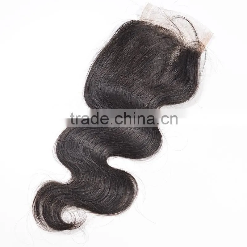 China Sell Hot Body Wave Closure Alibaba Express Real Human Hair