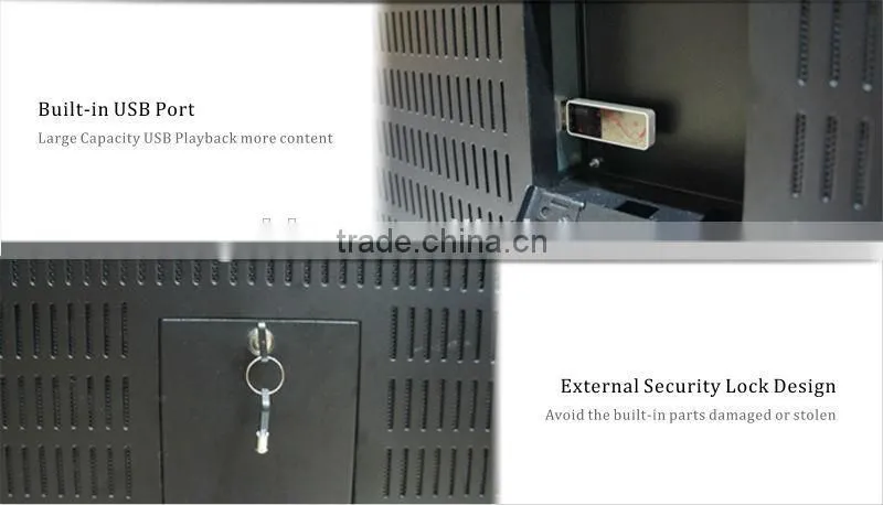New products samsung lcd panel advertising display