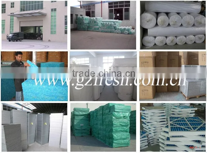 FRS-40 filter cotton for spray booth,dust collector coarse filter cotton(factory price)