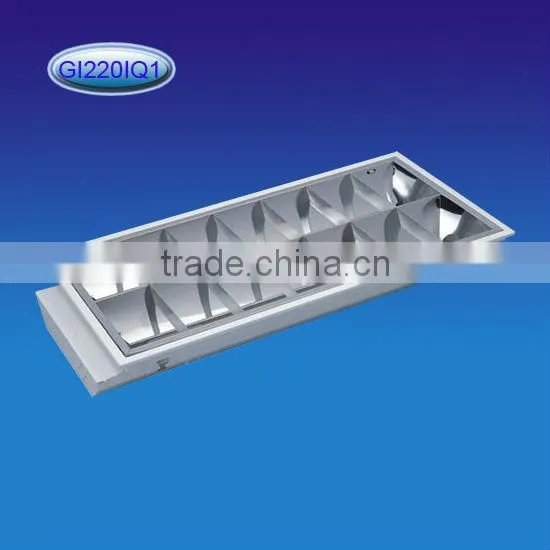2*36/40W Recessed Lamp Tray, Lamp panel, Grill lamp tray