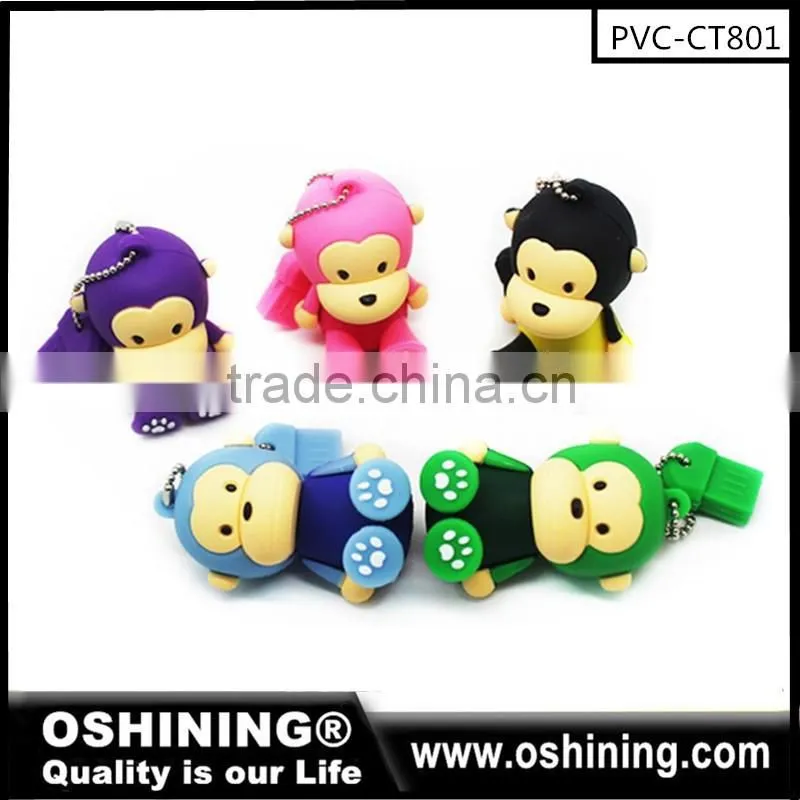 Top selling pvc cartoon usb flash drive