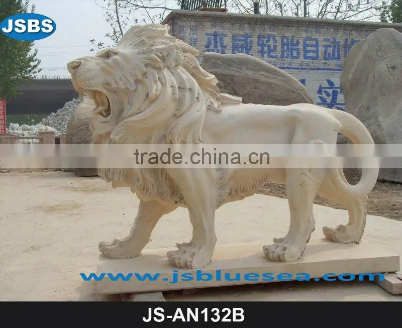 White marble Fu Dog