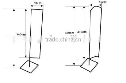 Bach flagpoles