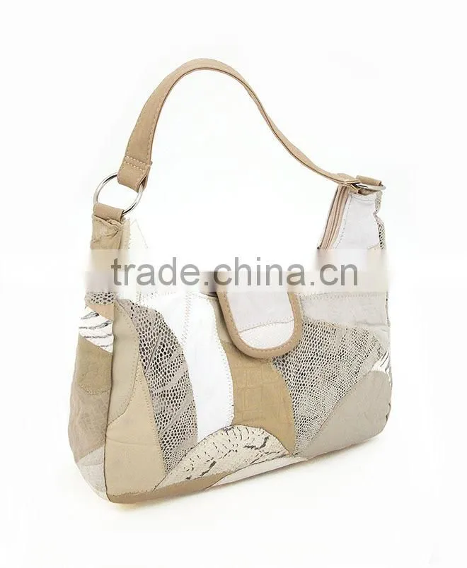 Leather shoulder bag