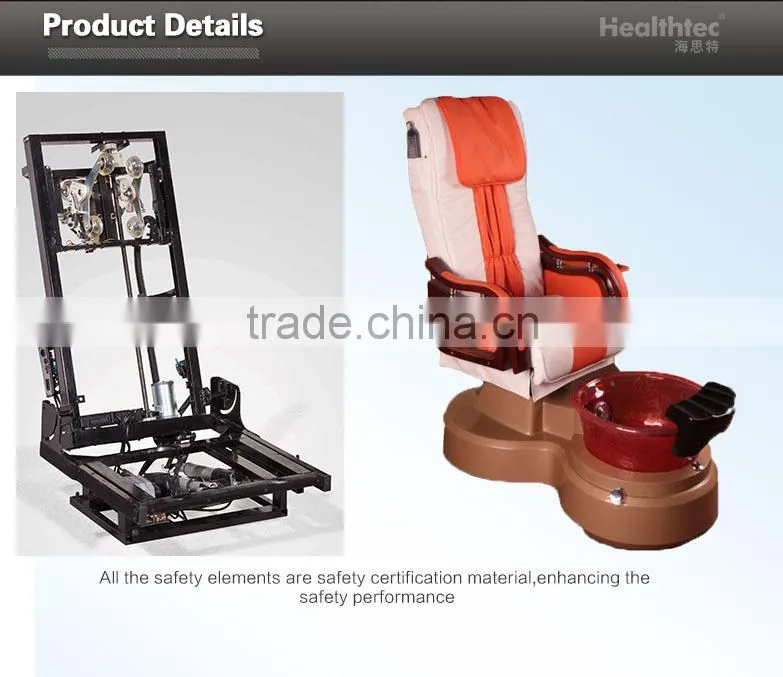 Fiberglass basin spa pedicure children hair salon equipment