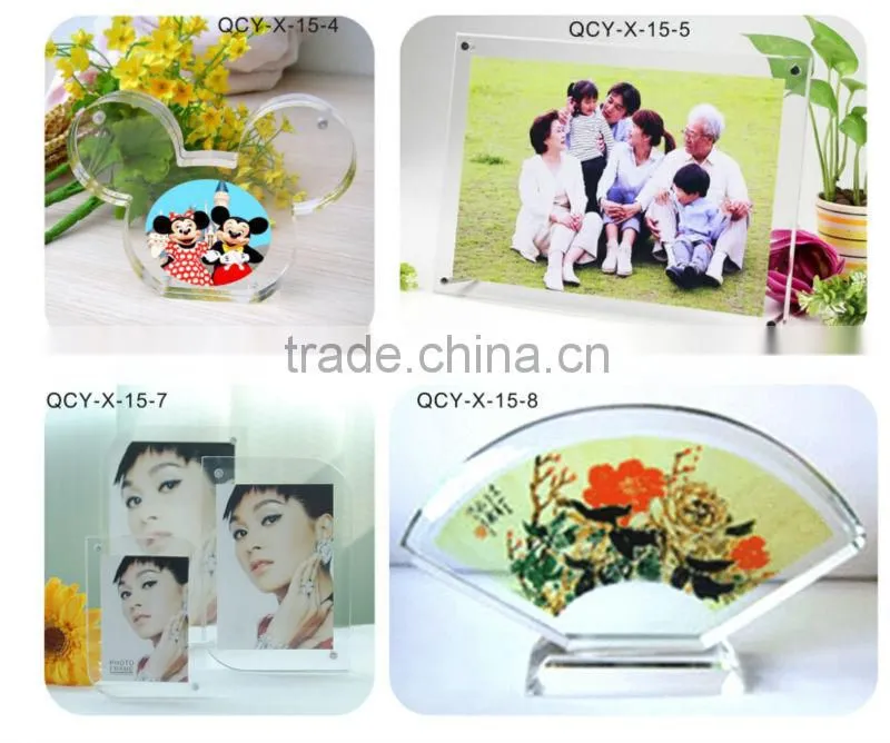 Acrylic photo frame magnet photo frame