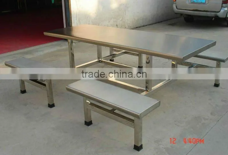Heavy Duty Stainless Steel Dining Table