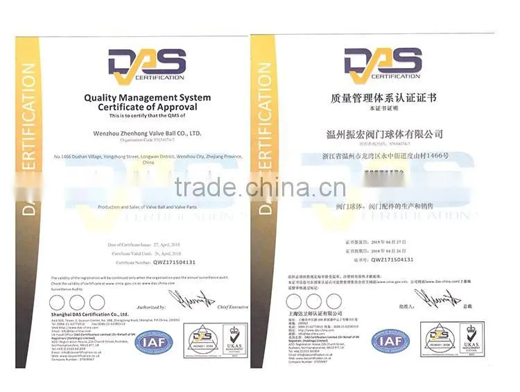 AISI cf8m api ball valve ball Supplier
