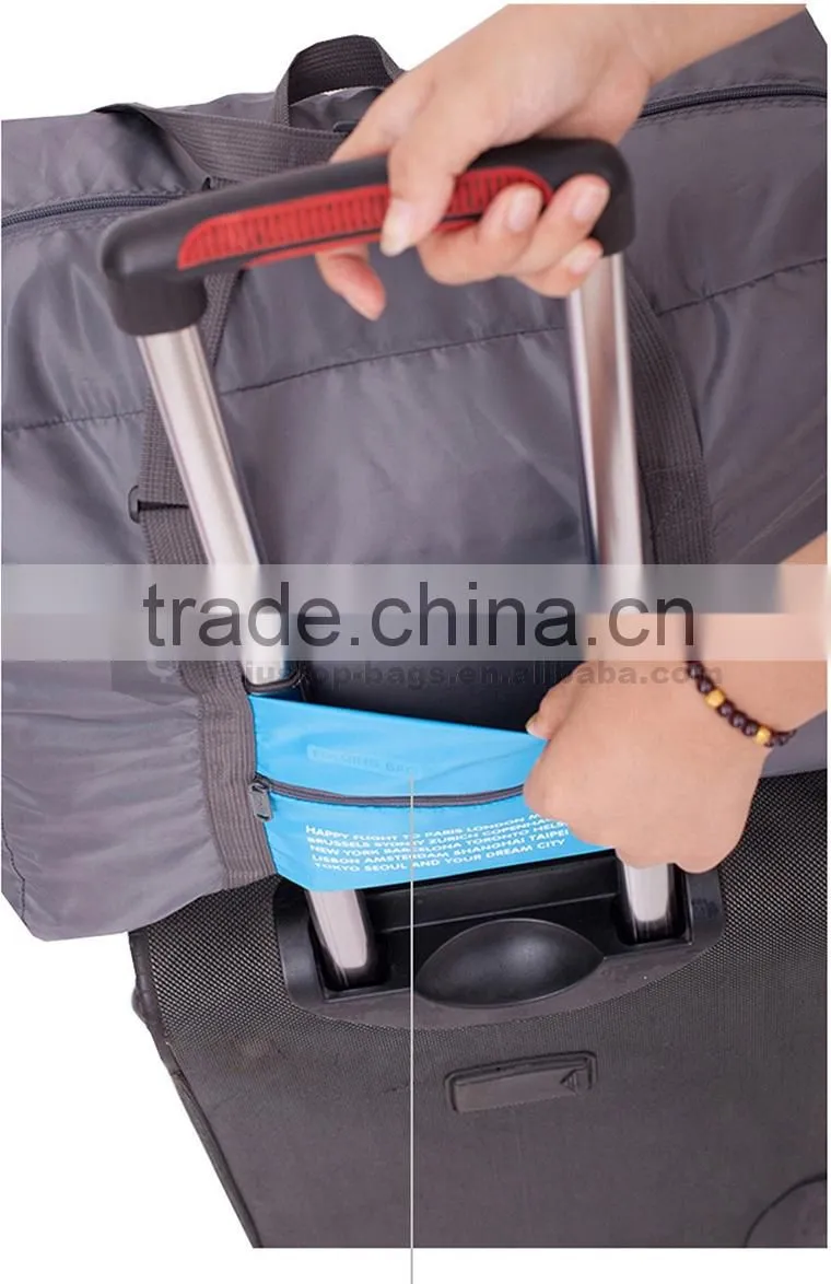 Justop quality foldable luggage travel bags