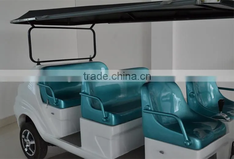 Cheap white 8 seater electric car