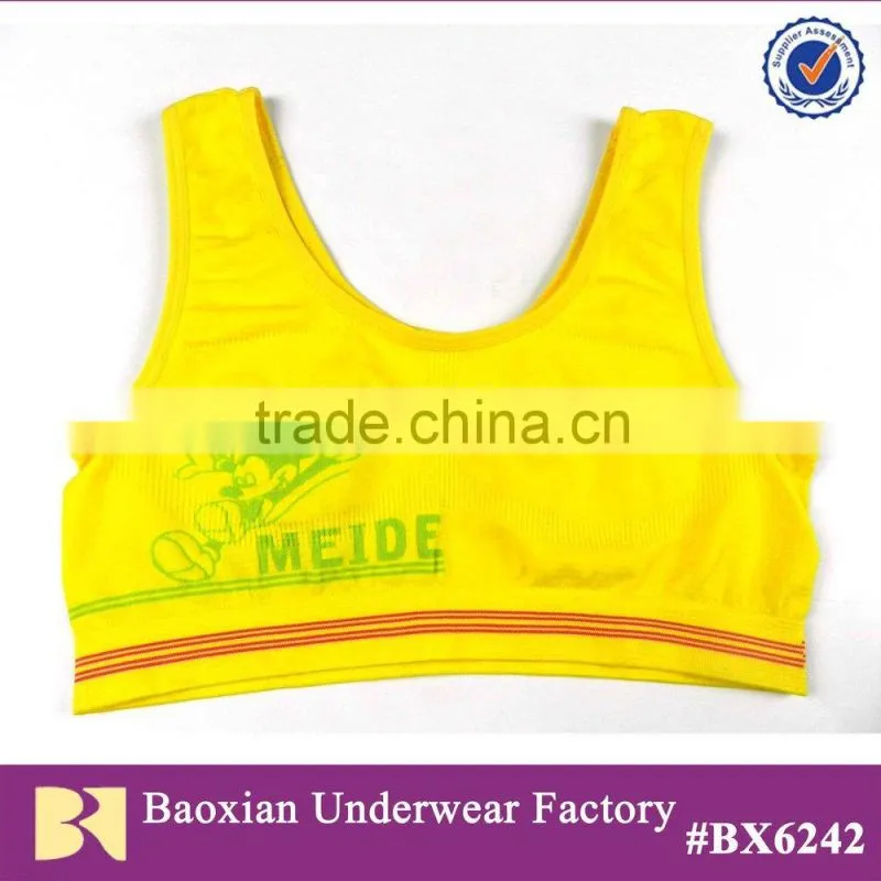 Nylon/Spandex Seamless Lady Bra