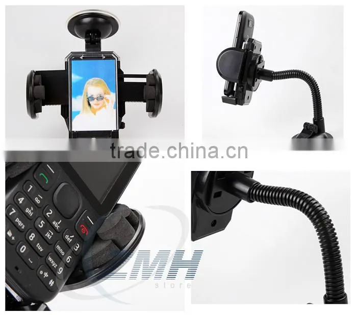 Universal Suction Car Windscreen Mount Long Holder For cellphone/GPS/PDA/MP3