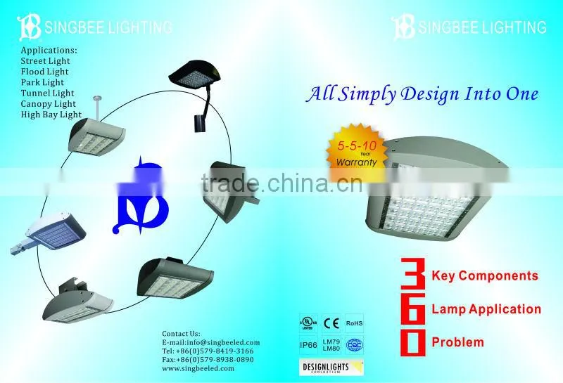 2013 Best Sale 50000hrs Lifespan LM79 IP66 CE cUL UL DLC LED Highbay