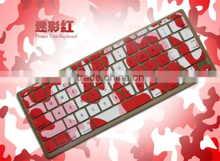 2016 Hot selling !! Camouflage pattern Silicon Keyboard Protector Skin cover for Macbook Pro 13 15 17 online shopping