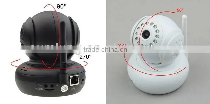 IR Small Night Vision Wifi Wireless IP PTZ Camera with Speaker Support TF Card P2P Plug and Play Two Way Audio 11