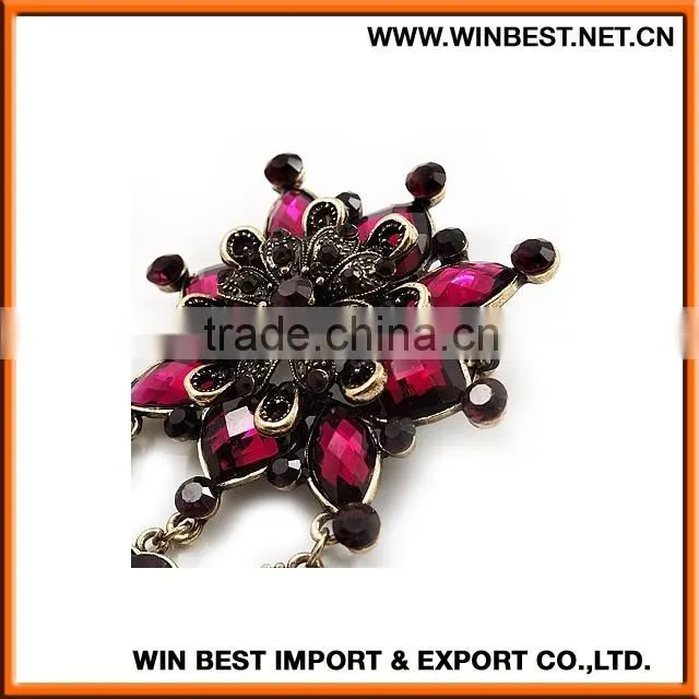 China wholesale bowknot brooch, brooches in bulk,rhinestone brooches
