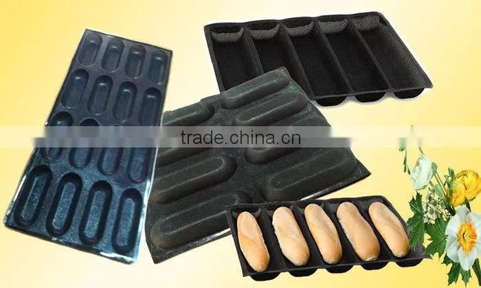 16 trays hot dog subway silicone bread mold