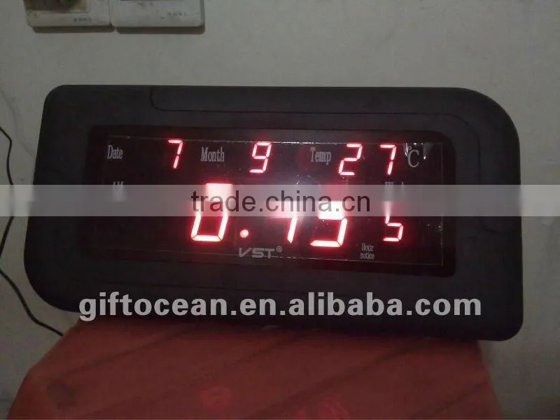 faraway viewable LED display wall clock, LED clocks