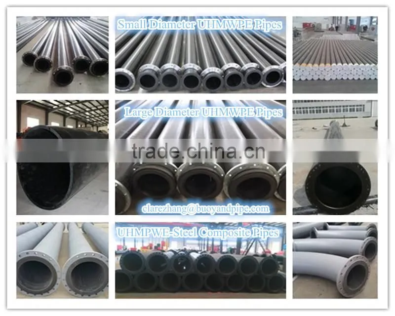 Wear Resistant HDPE Cutter Suction Dredger Pipes