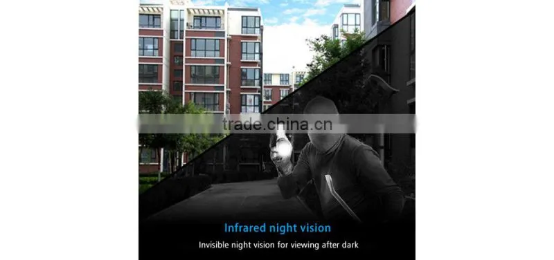 DC5V powered IP WiFi doorbell See your visitor day or night, rain or shine.