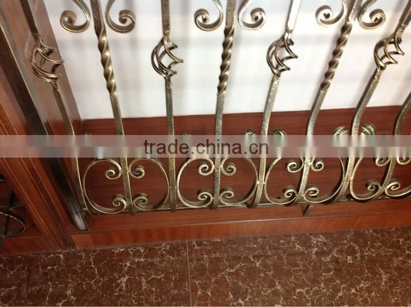 Top-selling rod iron modern design for balcony railing