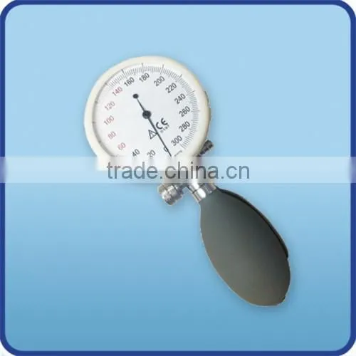 Zine alloy, chrome-plated gauge, high quality palm type aneroid sphygmomanometer