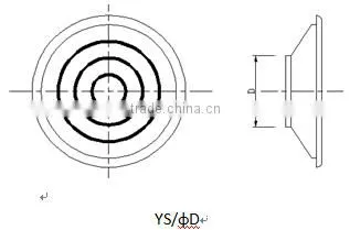 Adjustable Round Axial Jet Ventilation Air Diffuser