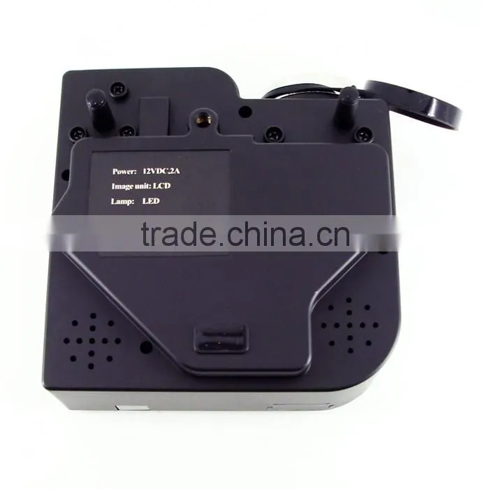 winait 60" Portable Mini HD LED Projector Cinema Theater, Support PC Laptop VGA input