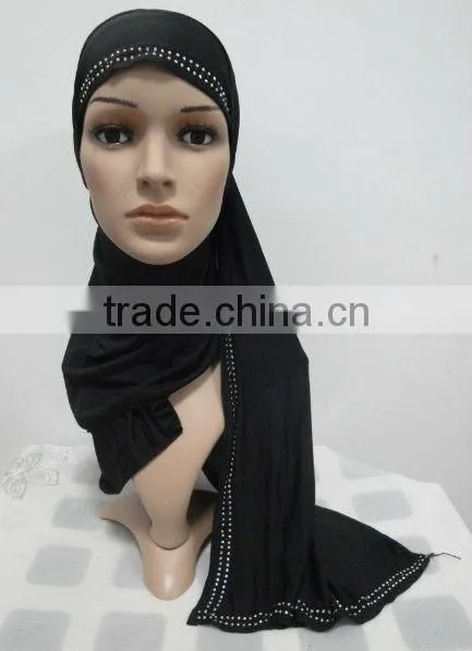 H066 latest muslim hijab with shawl