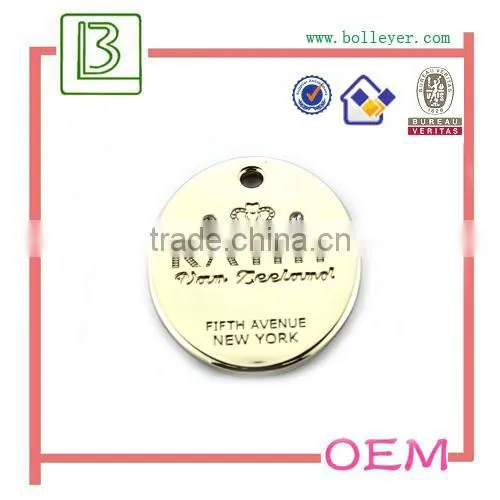 handbag hardware with custom logo