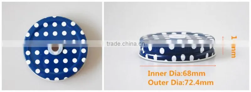 Hot sale eco-friendly airtight tinplate screw lids wholesale