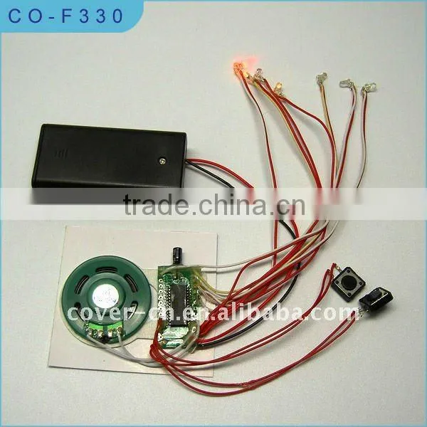 Recording Greeting Card Sound Module/Voice Chip with push button