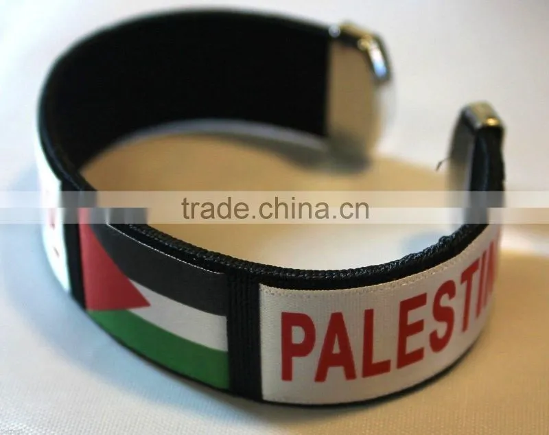Door to door shipment Palestine silicone wrist band ----- DH 17024