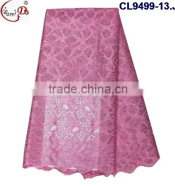 CL9499 Beautiful design hot african style french lace fabric,net tulle lace fabric for sale