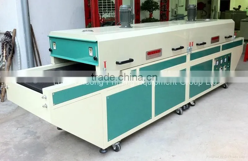 IR Hot Drying Tunnel machine drying machine drying oven screen printing drying racks
