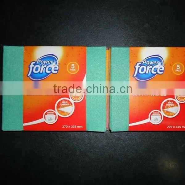 Needle punched nonwoven viscose cloth wipes