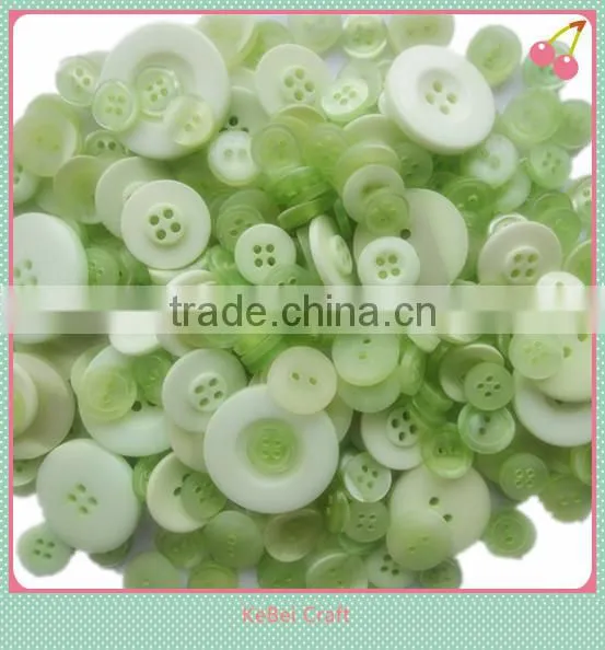 DIY Christmas decorative buttons, decoration round resin buttons