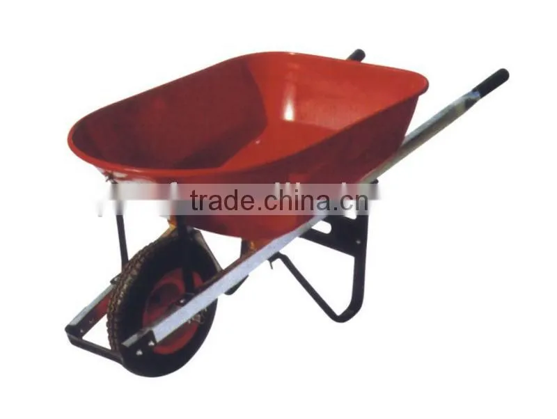 Straight alminium handle Wheelbarrow WB6605 with plastic tray
