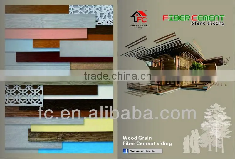 Fiber Cement panle Siding,Wood Grain Fiber Cement siding