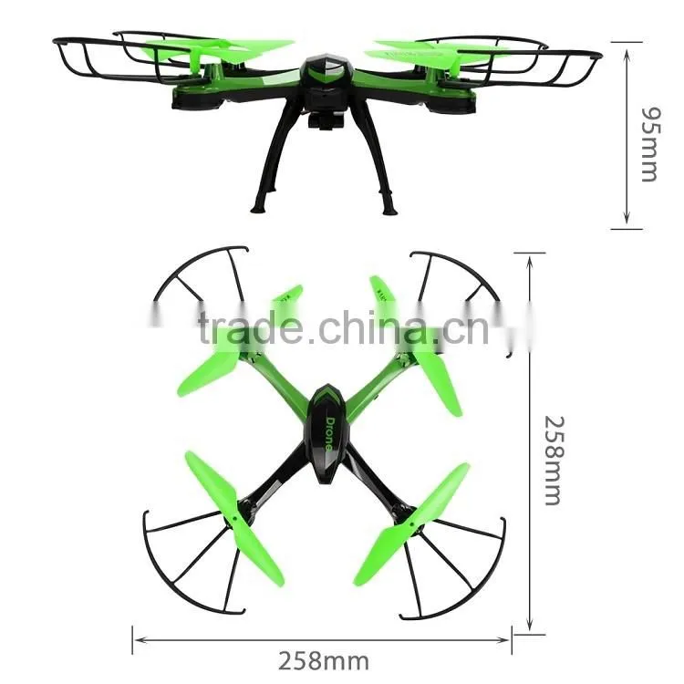 2.4GHz 4CH 6-Axis Gyro RC Aircraft Quadcopter Drone with 0.3MP Camera#SV029028