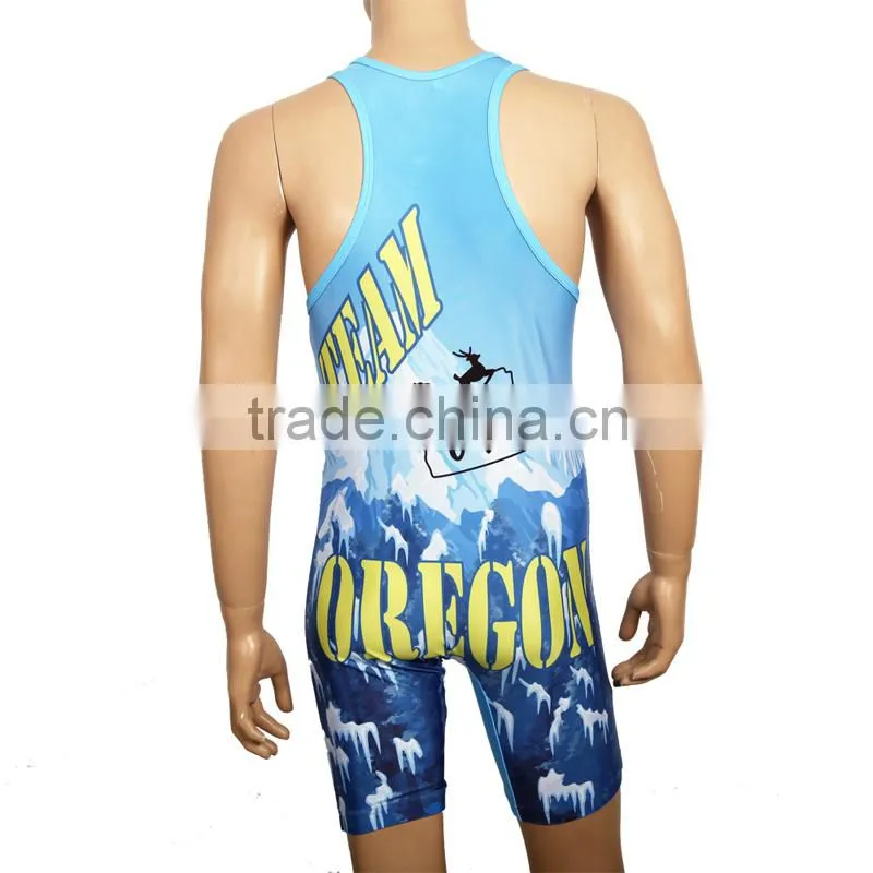 Full Sublimation High Quality Compression Wrestling Wearing